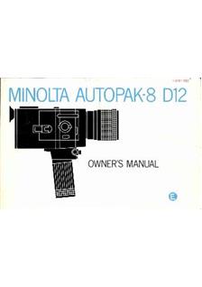 Minolta Autopak 8 D 12 manual. Camera Instructions.